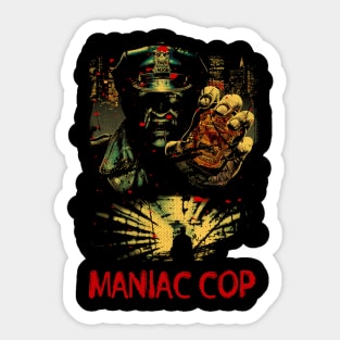 Walking Nightmare The Maniac Cop Slasher Shirt Sticker